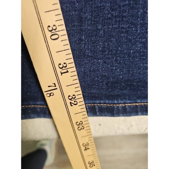 ANA High Rise Flare Plus Stretch Womens Jeans Blue Size 30W New - Picture 3 of 6